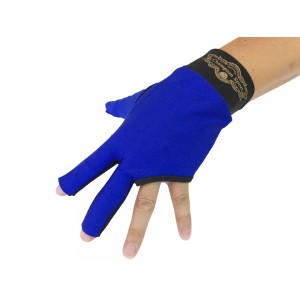 2019 Champion Cut 3 finger Pool Cue Stick Glove- Left hand Predator( Blue )